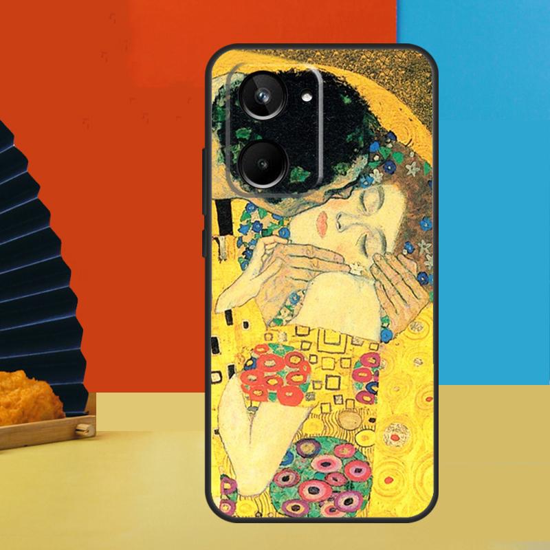 Gustav Klimt Kiss Art For Realme 15 Pro 10 11 12 13 14 Pro Plus GT6 GT7 C51 C53 C55 C61 C63 C65 C67 C71 C75 Case