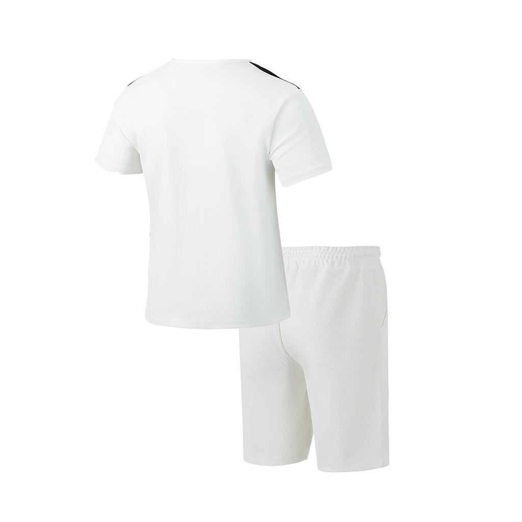 Men's Summer Casual Fashion Set: Round-Neck T-Shirt And Shorts