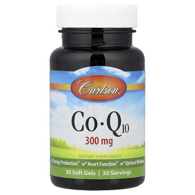 CoQ10, 300 Mg, 30 Soft Gels