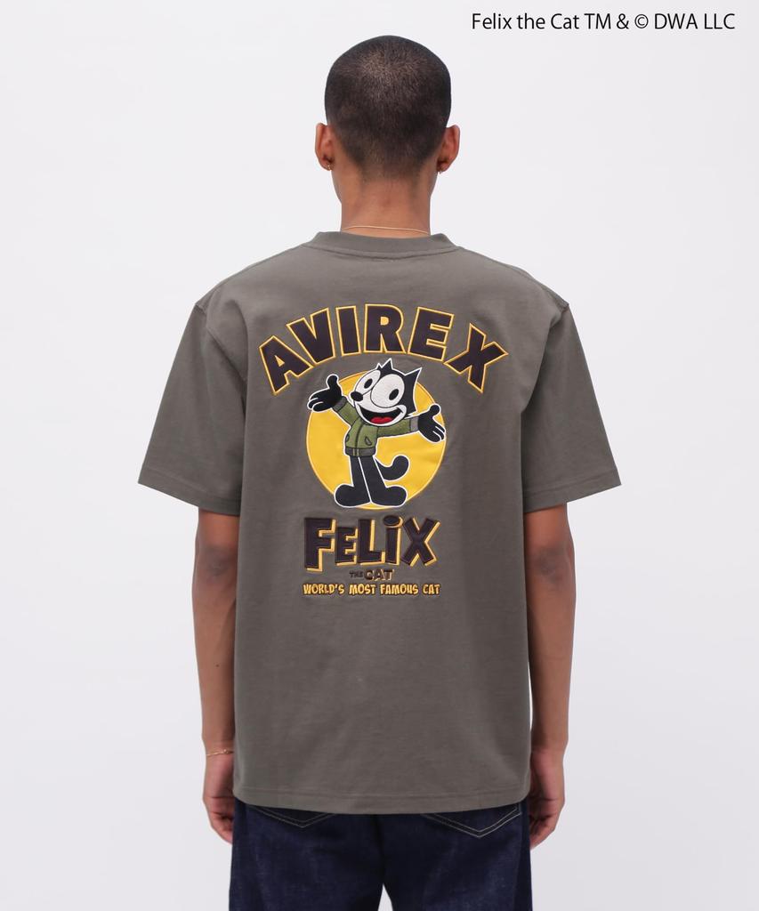 Avirex Felix Embroidery Logo T-Shirt, Men's, XL, 310, Olive, 783-5134035