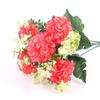 1 kytice 5 hlav Hydrangea Silk Flower Umělá květina Holding Flowers Dekor