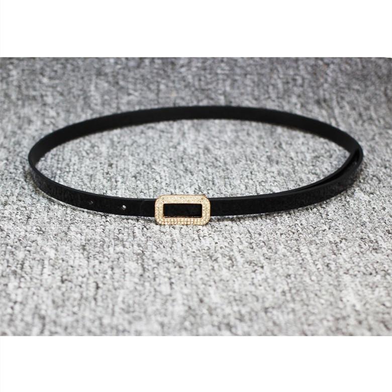 

1,2 см супер тонкие ремни из полиуретана для девочек летние легкие удобные ремни для детей и студентов модные ремни чёрный