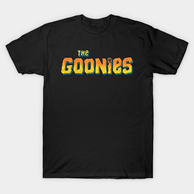 Мужская черная футболка с принтом The Goonies Печать на трансферной бумаге без вырезания Хлопковая футболка 3XL