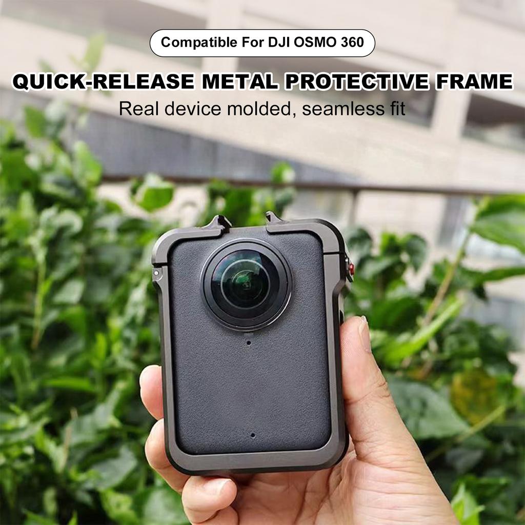 For DJI OSMO 360 Rabbit Cage Frame Camera Quick Detachment Border Shockproof Camera Protective Case Action Camera Accessories