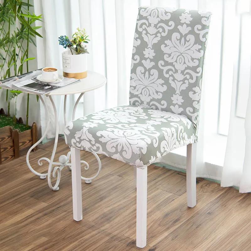 Thickened Printing Chair Cover Hotel Household Jacquard Fabric Universal Universal Elastic One-piece Chair Cover