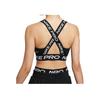 Nike Einfache Mode Vielseitig Klassisch Schnelltrocknend Sport-BH Damen Unterwäsche Schwarz Weiß HF5373010