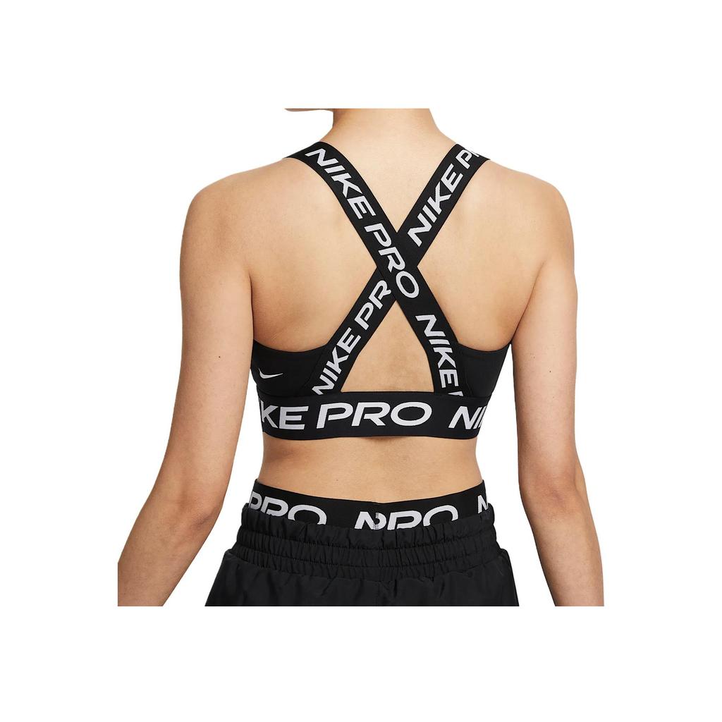 Nike Einfache Mode Vielseitig Klassisch Schnelltrocknend Sport-BH Damen Unterwäsche Schwarz Weiß HF5373010