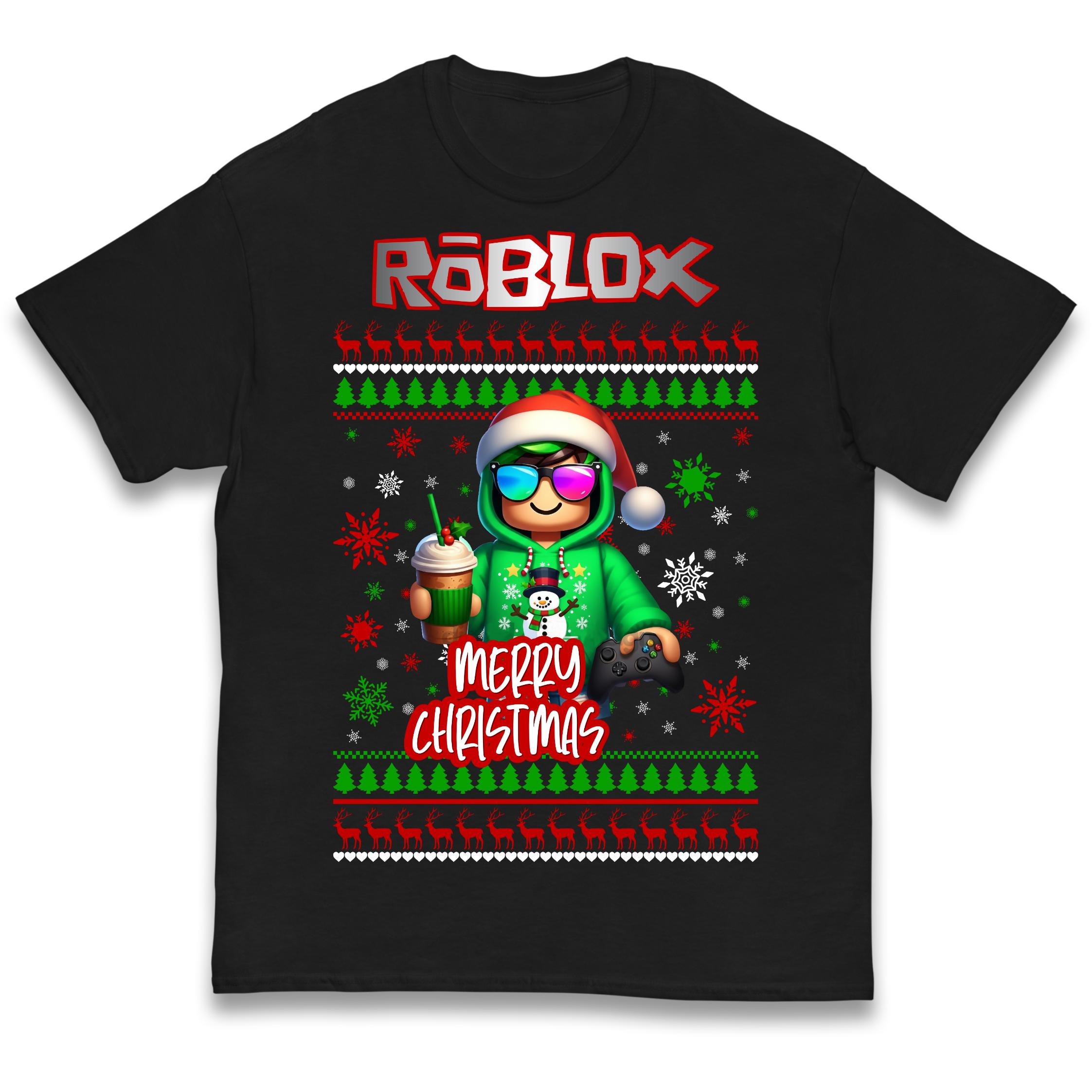 Roblox Merry Christmas Kids T Shirt 130