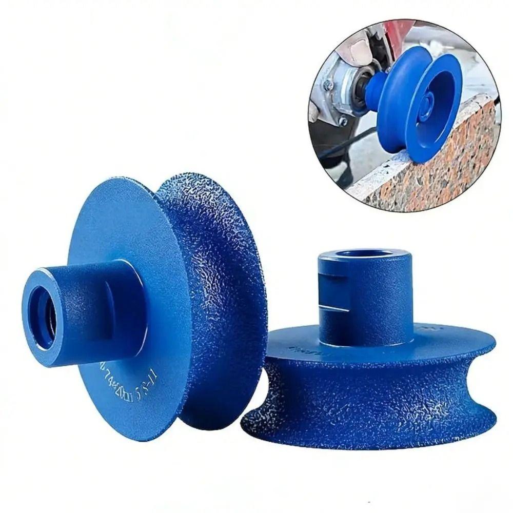 Solid Construction Semi-circular Stone Grinding Wheel Edge Trimming Wheel Quartz Stone