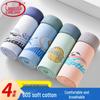 Langsha Boys' Antibacterial Cotton Boxer Briefs 4-Pack