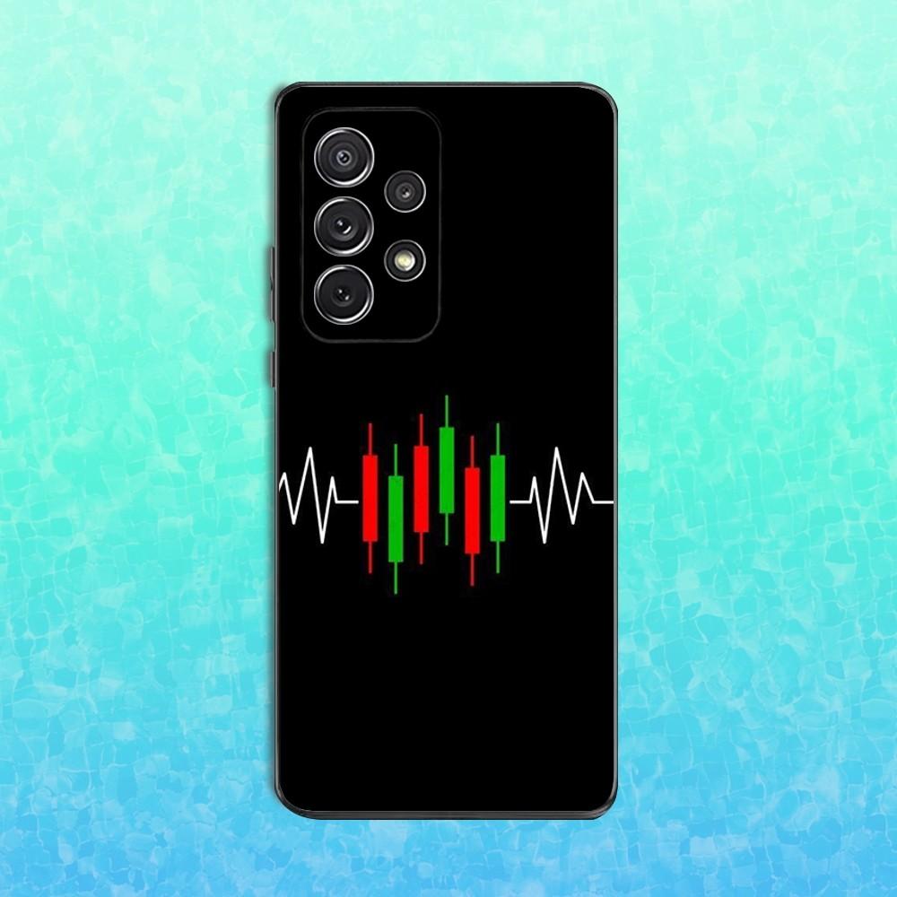 Day Trading Trader Phone Case For Samsung S25,S24,S23,S22,S21,S20,S10,Ultra,Plus,Lite,FE,Soft Silicone Black Cover