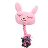 Pet Plush Toy Candy Bear Cotton Rope Rabbit Cartoon Plush Toy Cat Dog Grinding Teeth Sound Bite Resistant