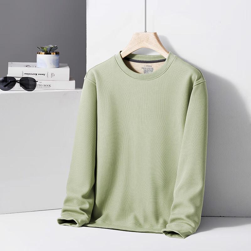 Yiliteng Men's Loose Fit Pullover Round Neck Sweatshirt YTMPY25