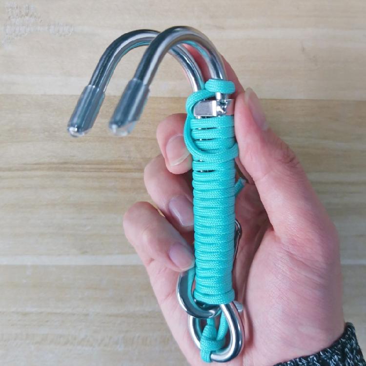 Quickly Release Double Ended Diving Hook Stainless Steel Drift Hook For Reliability Saltwater Environment Performances