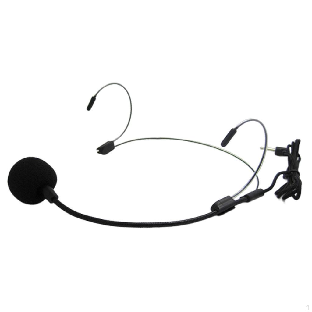 Discreet Double Earhook Headset Flexible for Theater, Lectures, Podcasts Versatile Comfortable Low