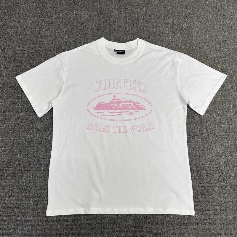 Corteiz Streetwear Graphic Tee Unisex Oversized Cotton T-Shirt Hip Hop Casual Short Sleeve Top