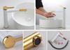 Smart White Gold Tall Washbasin Tap, White/Gold Color