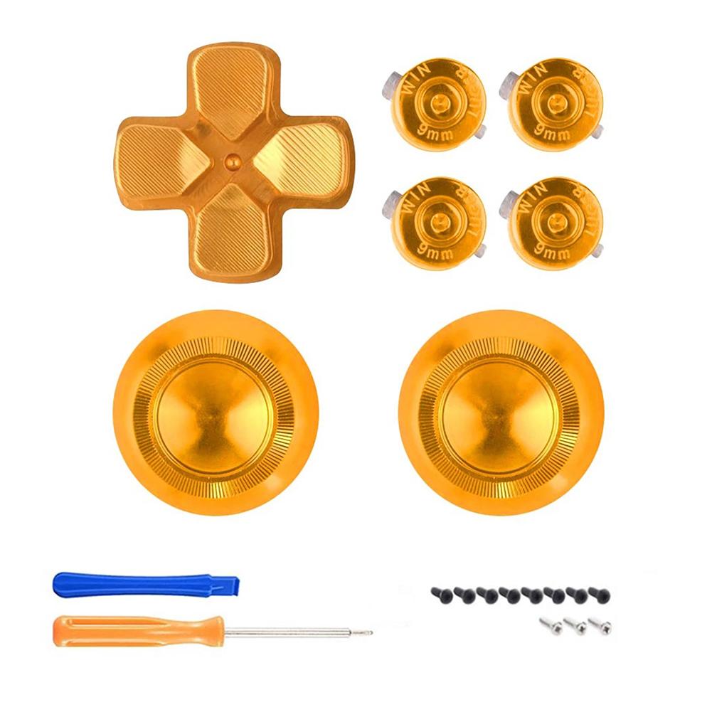 Aluminum Alloy Gamepad Replacement Button Set Handle Joystick Modified Accessories Compatible For Ps5
