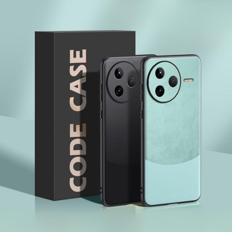 For POCO F7 Ultra Cases Splicing PU Leather Phone Case For POCO F7 Pro F7 Ultra Shockproof Matte Bumper Soft Frame Cover