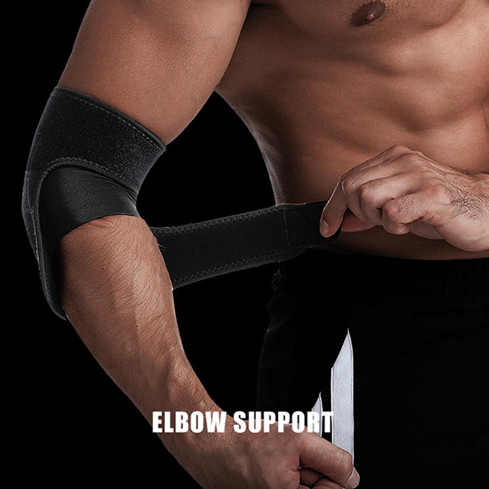 Verstellbare Ellbogenbandage Atmungsaktive Ellbogenstütze für Sport Laufen Tennis Basketball