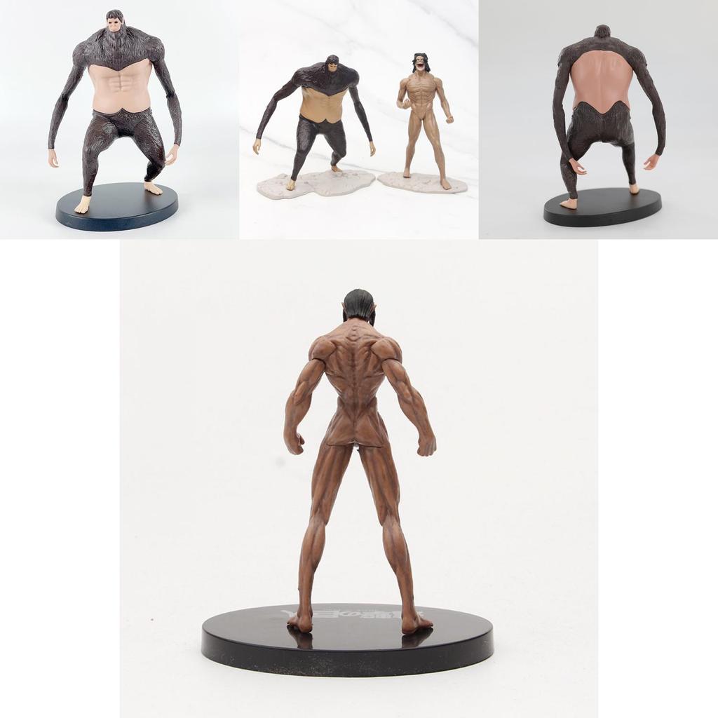 High Quality Attack On Titan Action Figures Set Featuring Eren Mikasa Levi Beast Titan Collectible Toys
