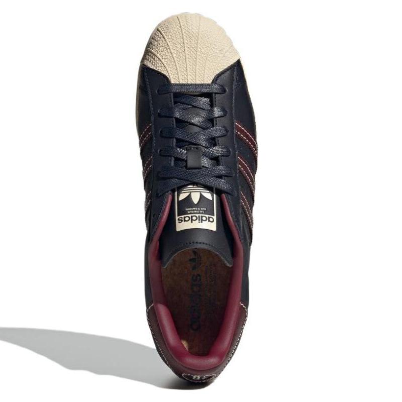Adidas Originals Superstar 'Dark Navy Red' Sneakers ID3423