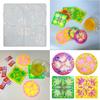 Cup Mat Resin Mold Holographic Coaster Silicone Mold Multi-functional Drink Coasters Epoxy Casting Mold DIY Art Tool