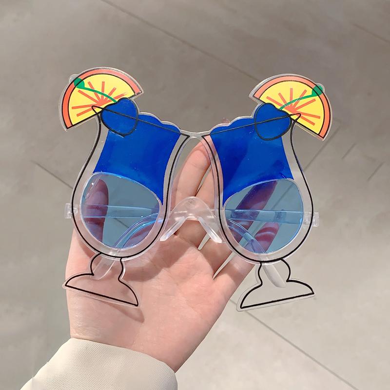 12 Pairs Set Cute Beach Sunglasses Funny Summer Vacation Shades Women Men Fashion Rave Sun Glasses