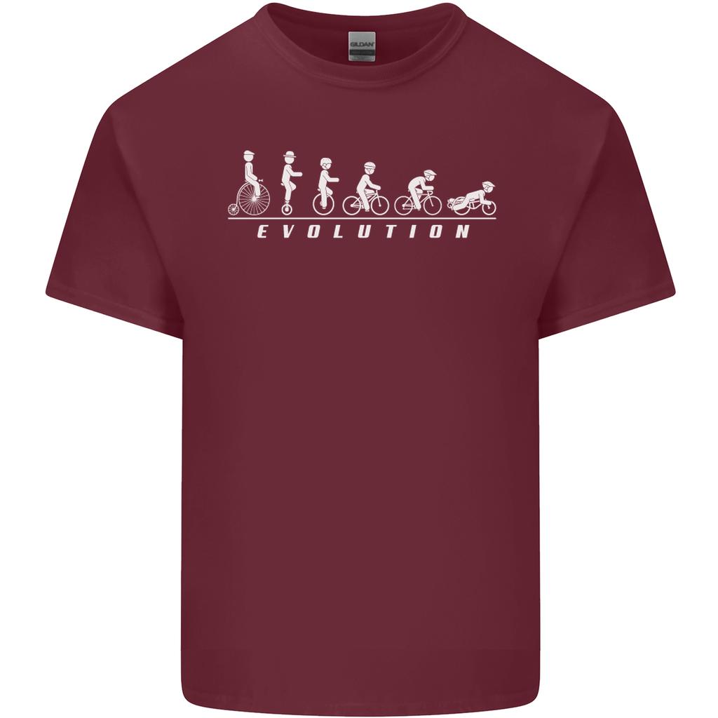 Cycling Evolution Cyclist Bicycle Unisexs Light Cotton TShirt