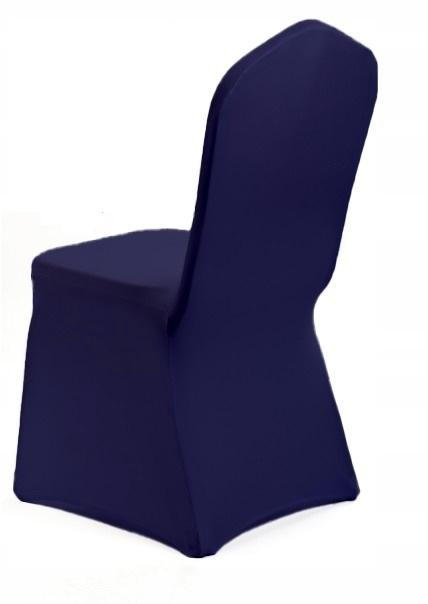 Navy Blue Premium Elastic Chair Cover