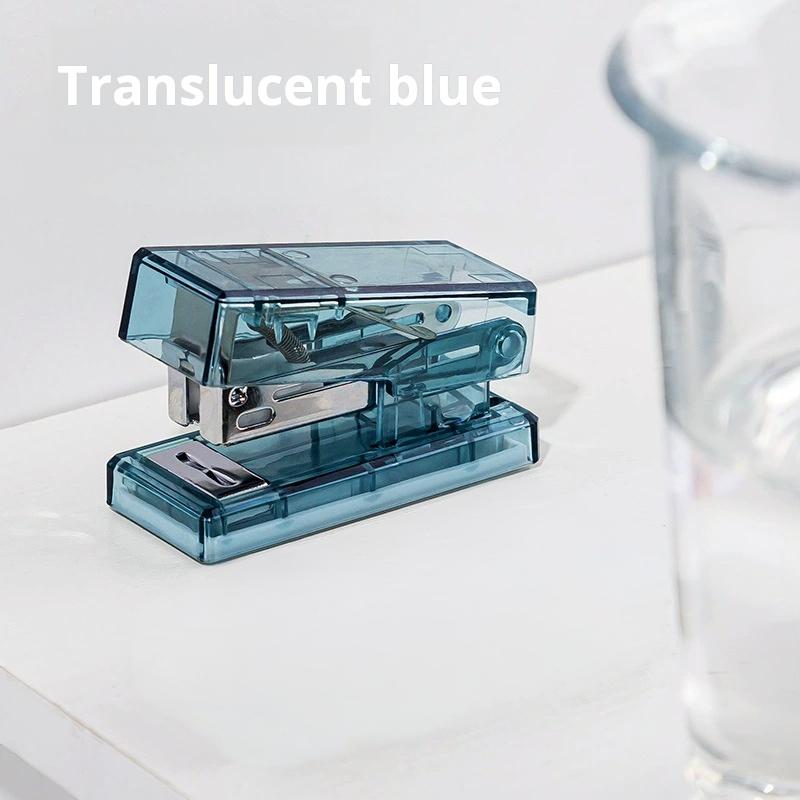 Desk Mini Stapler (without Staples), Small Stapler for Classroom Desktop Teacher Travelling