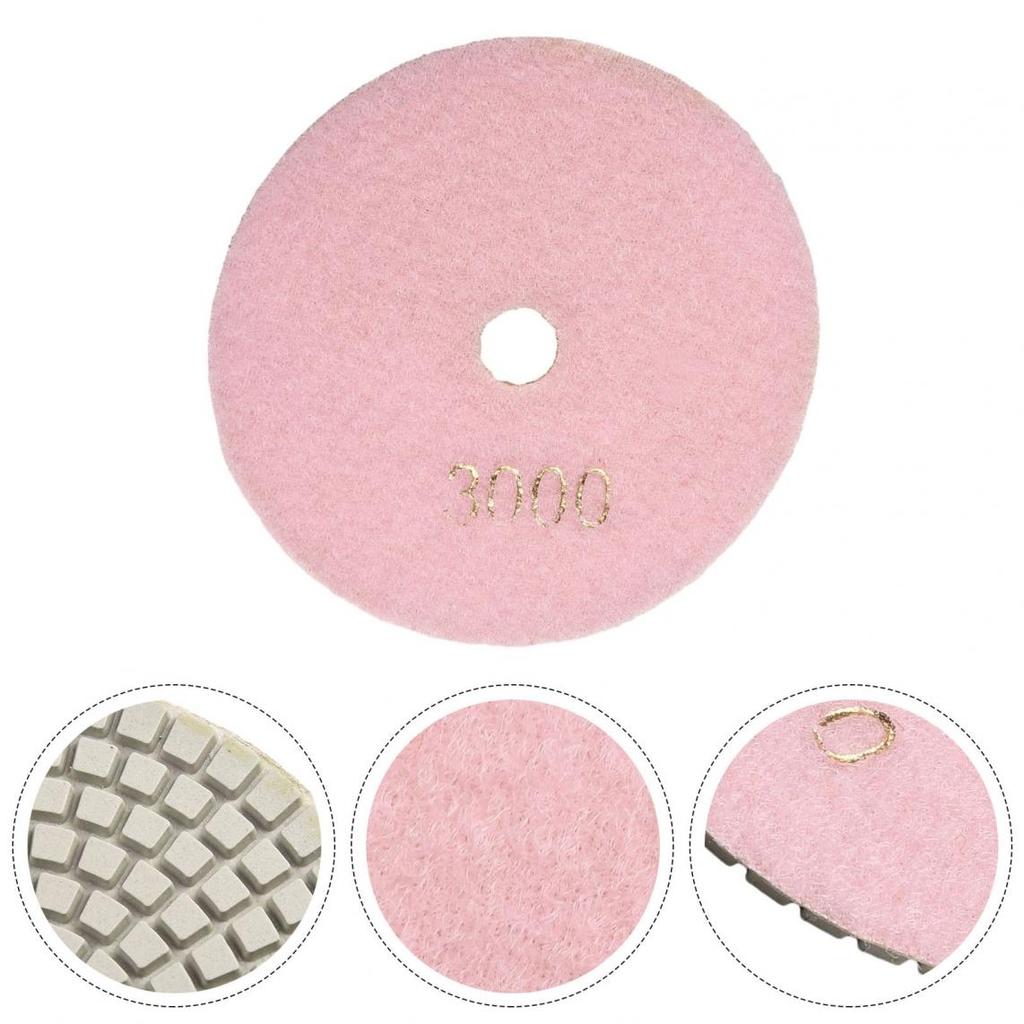 Polishing Pads 4inch Wet/Dry Granite Concrete Marble Glass Stone Sanding