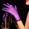 Damen Ölgänzende Enge Strumpfhosen Handschuhe Sexy Hohe Elastizität Transparent Ultra-Dünn Clubwear Herren Kurze Handgelenk Handschuhe