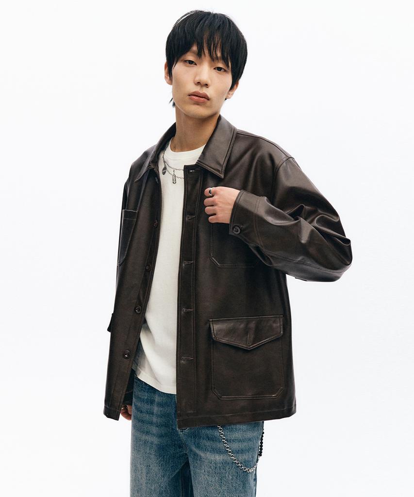 Intempomood Coachman Work Jacket_Brown