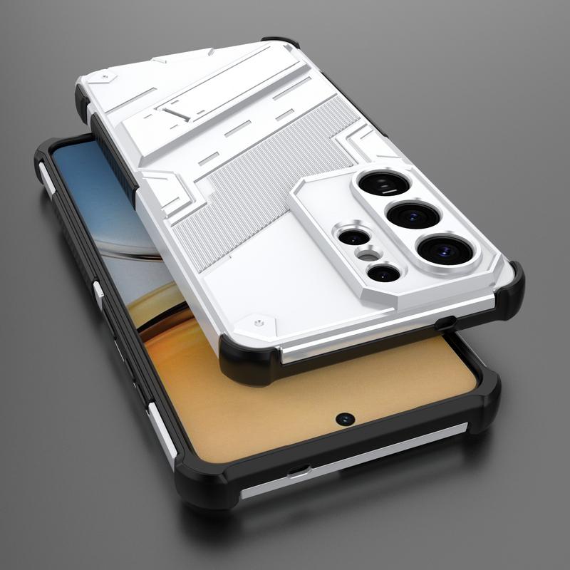 Shockproof Armor Stand Case For Samsung Galaxy S26 Ultra S25 Edge S24 Plus S23 FE A15 A25 A35 A54 A55 A16 A26 A36 A56 5G Hidden Phone Holder Cover