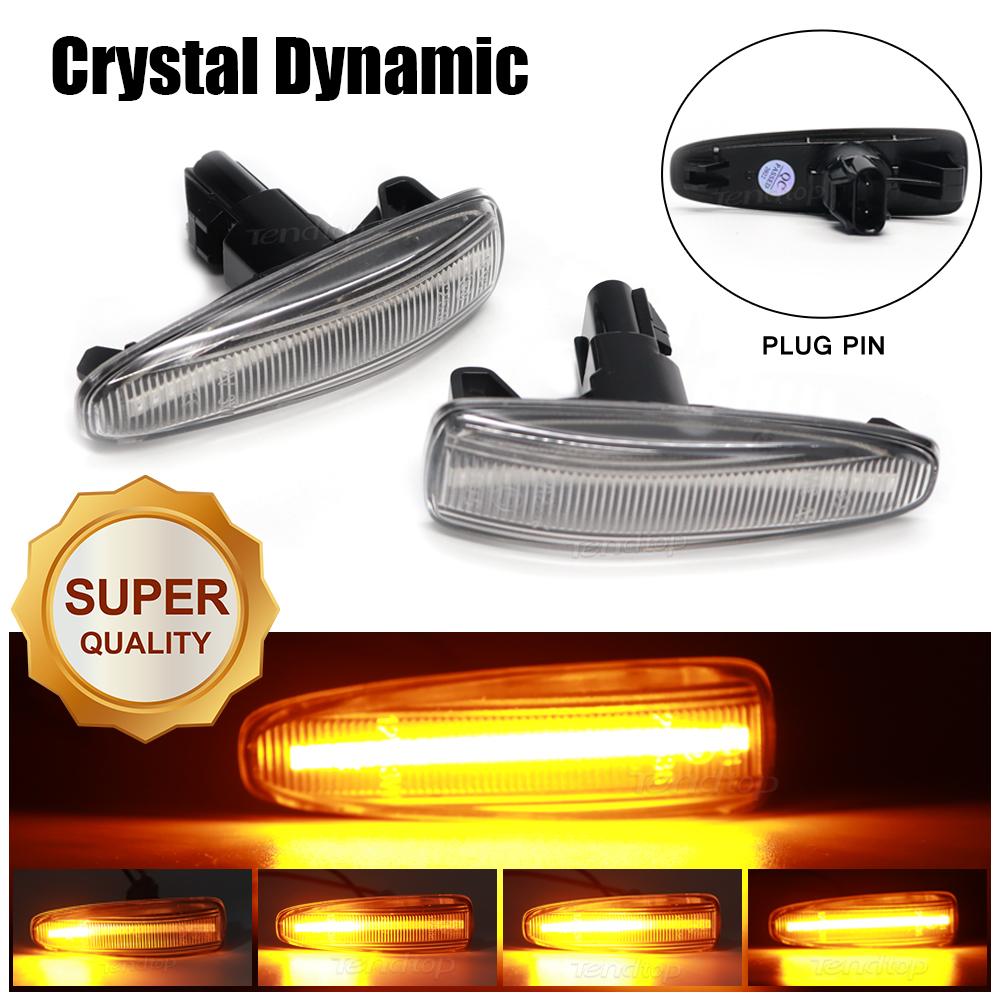 Super LED Sequenzielle Seitenmarkierungsleuchten für Mitsubishi Lancer Evolution Outlander Sport RVR L200 Mirage Dynamische Blinkleuchten