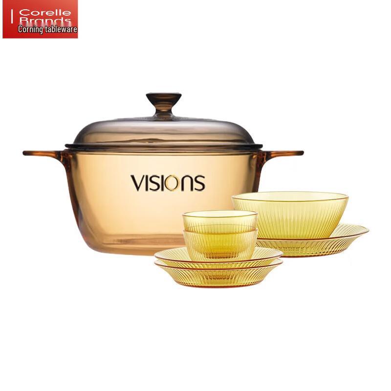 Corning VISIONS Crystal Life 7-Piece Dinnerware Set