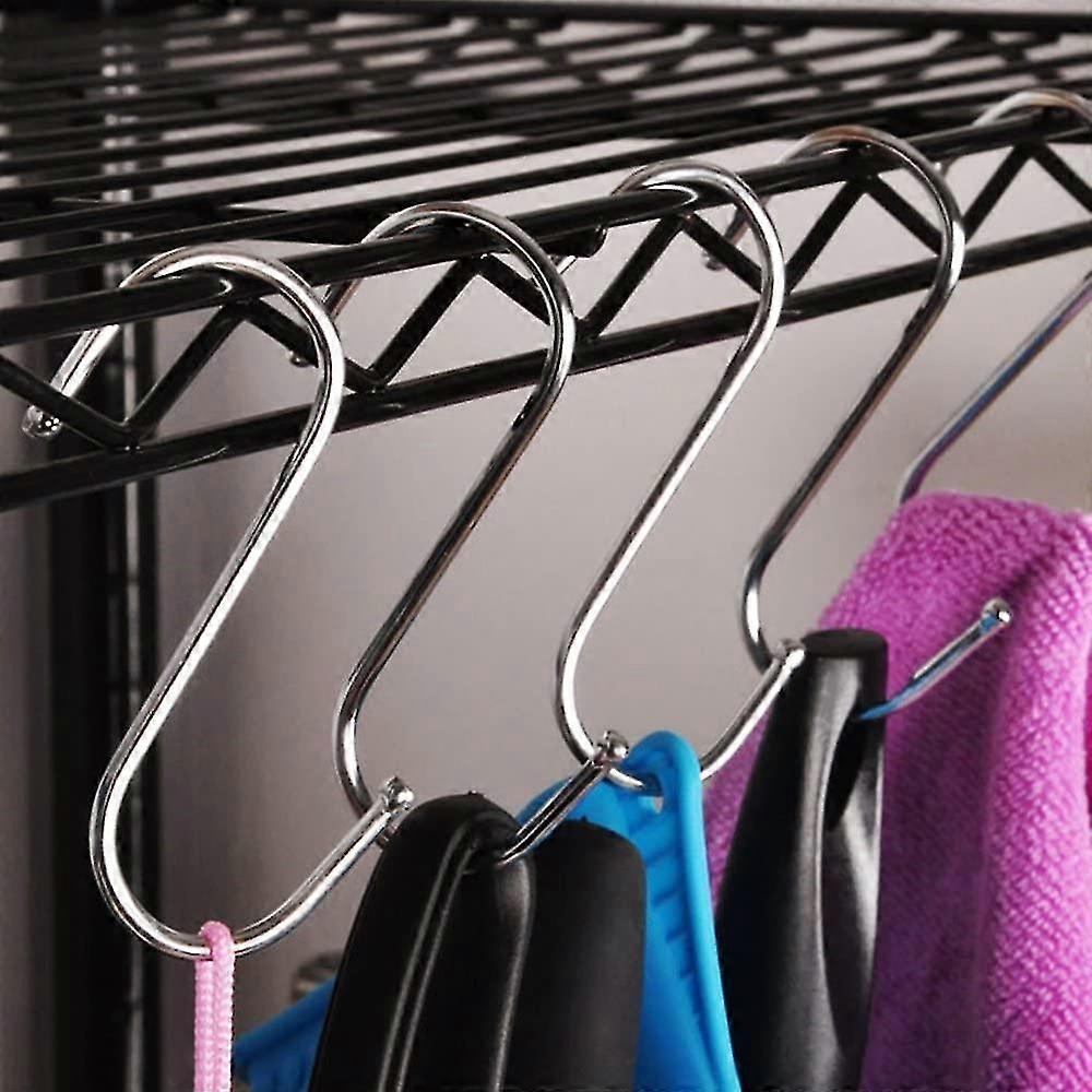 A Set Of 15 Stainless Steel S-hooks, Corrosion-resistant Metal Hooks