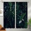 Tenda Scenografica Forest Mist Stampa 3D Tasca per Bastone Camera da Letto Soggiorno Cucina Decorazione Finestra Tenda Facile da Lavare e Curare