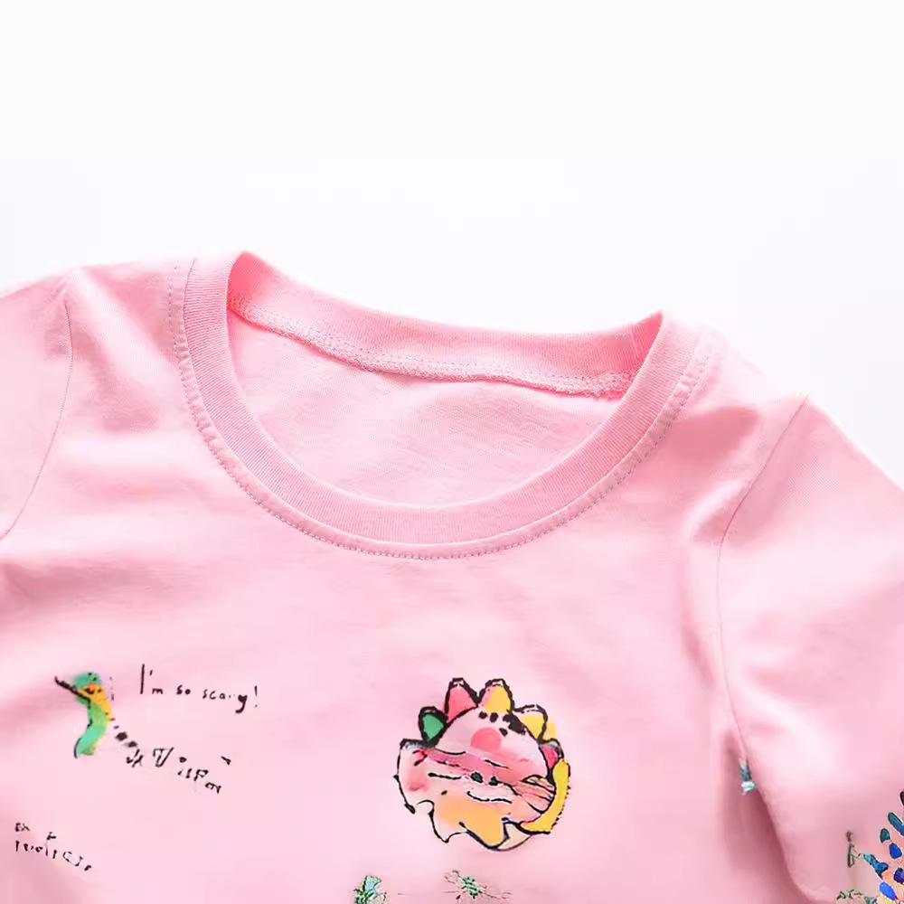 Summer girls short-sleeved children's clothing T-shirt children's T-shirt new children's T-shirt