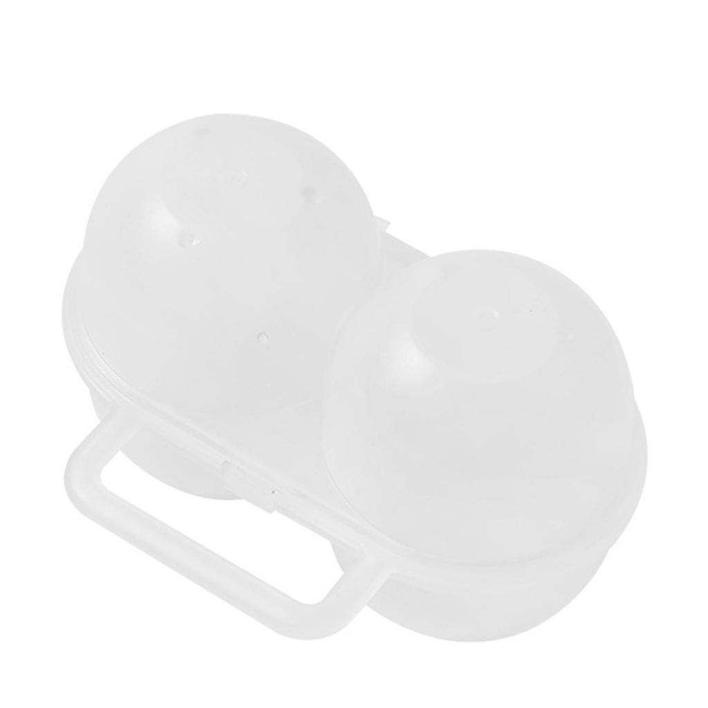 Przenośny Pojemnik na Jajka Wstrząsoodporny Pojemnik na 2 Jajka Etui do Przechowywania na Kemping na Zewnątrz Piesze Wędrówki