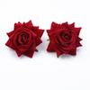 DIY Velvet Rose Corsage Accessories - Silk Flower Heads for Photography and Weddings