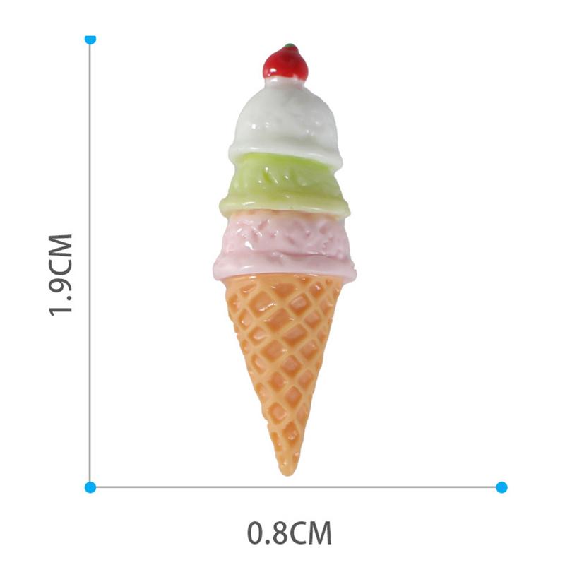 Dollhouse Miniature Ice Cream Stand Ice Cream Cone Holder Model Decor Toy Doll House Accessories
