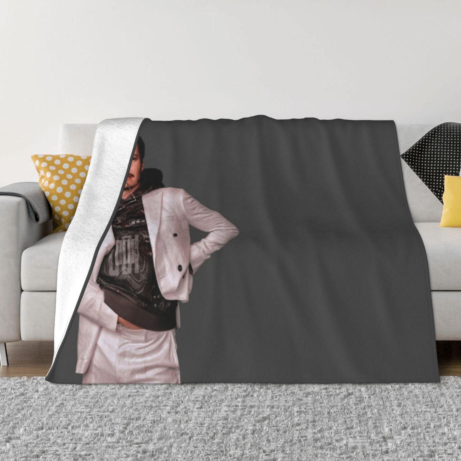 Педро Паскаль Куртка Мода Мягкое Теплое Фланелевое Одеяло Педро Паскаль Дин Джарин Папа Малыш Хавьер Пе ? Грогу Оберрин Последний из 30x40in