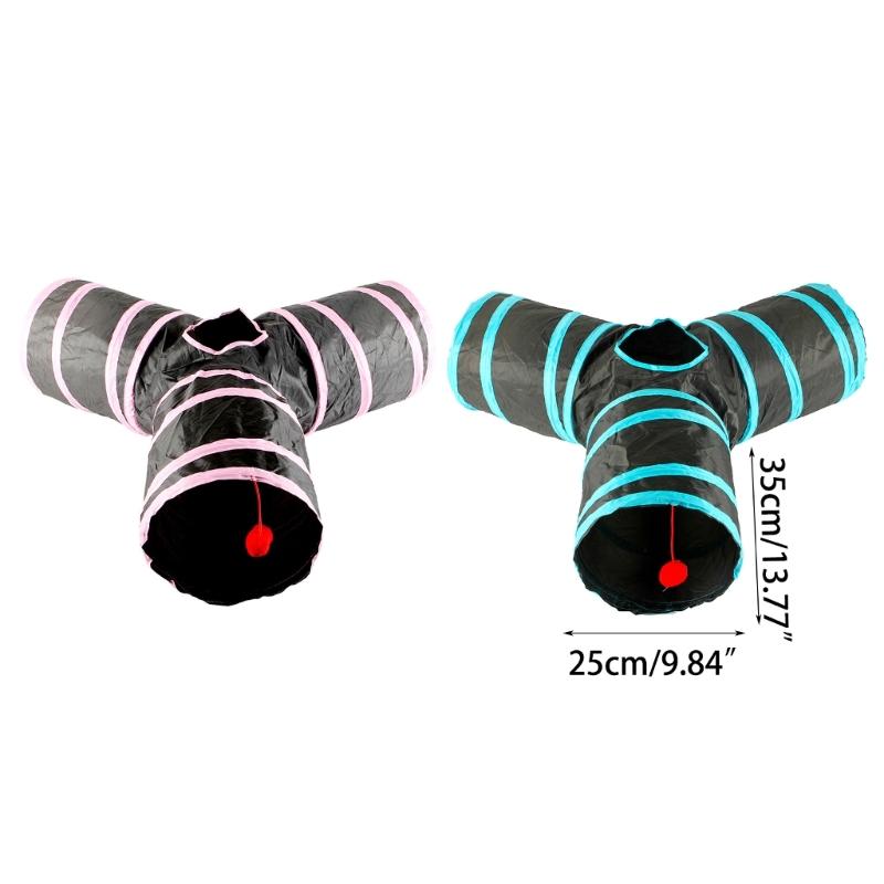 Collapsible Tunnels Tube Playing- Tunnel with Pendant Hideaway Tent