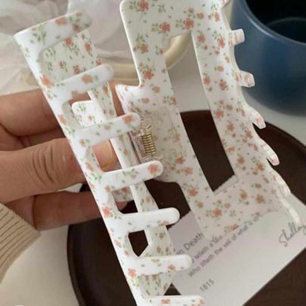 Holder New Heardress Women Hair Clips Flower Hair Claws Korean Shark Clips Geometric Hairgrips