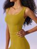 XEXYMIX Women's 360N Padded Yoga Bra/Tank Top, High Support, Size S, Antique Yellow (XT4205F)