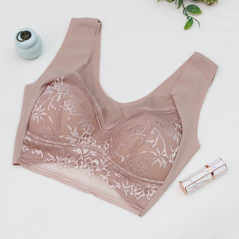 Underwear Factory Thin No Rim Bra Sleeping Sports Underwear Sexy Vest Lace Underwear Large Size Bra
