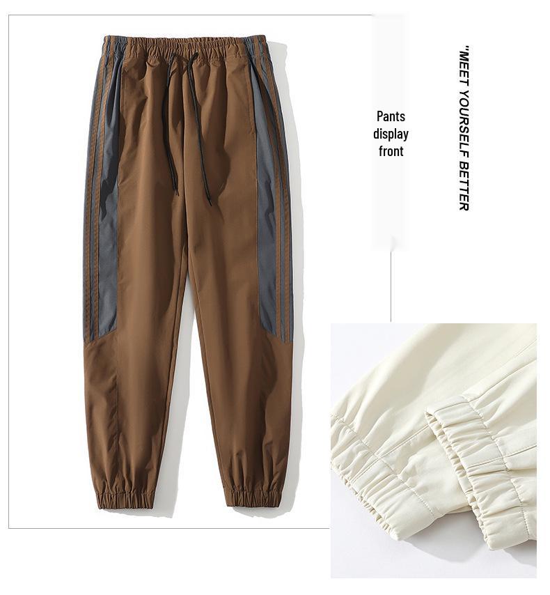 Men's Spring/Autumn Casual Sport Jacket & Pants Set - 2025 Trendy Two-Piece Outfit