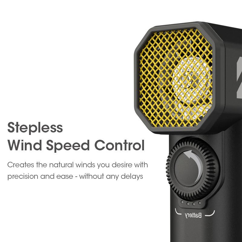 NITECORE Multipurpose Pocket Photography Fan Electric Portable Fan Stepless Wind Blower for Canon Sony Short Video Camping CW20